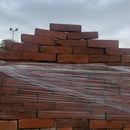 Thin Orange Pressed Bricks 2 1/4 x 8 3/4 - Jim Wise Reclamation